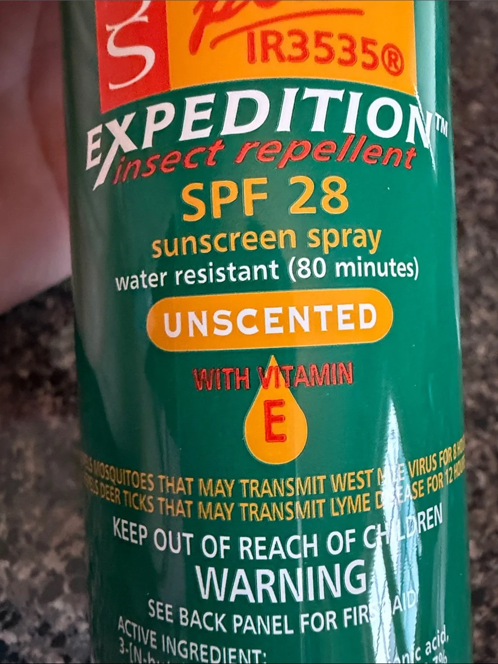 Avon Skin-So-Soft Bug Guard Expedition SPF 28 Unscented Spray -
